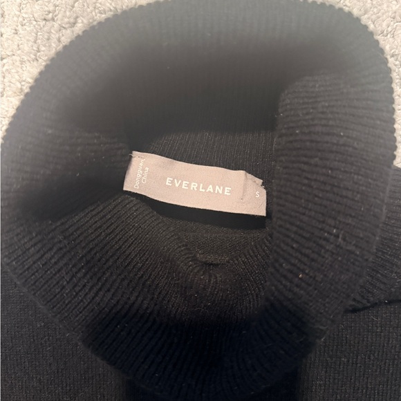 Everlane Cashmere Black Turtleneck Dress size Small - Picture 6 of 7